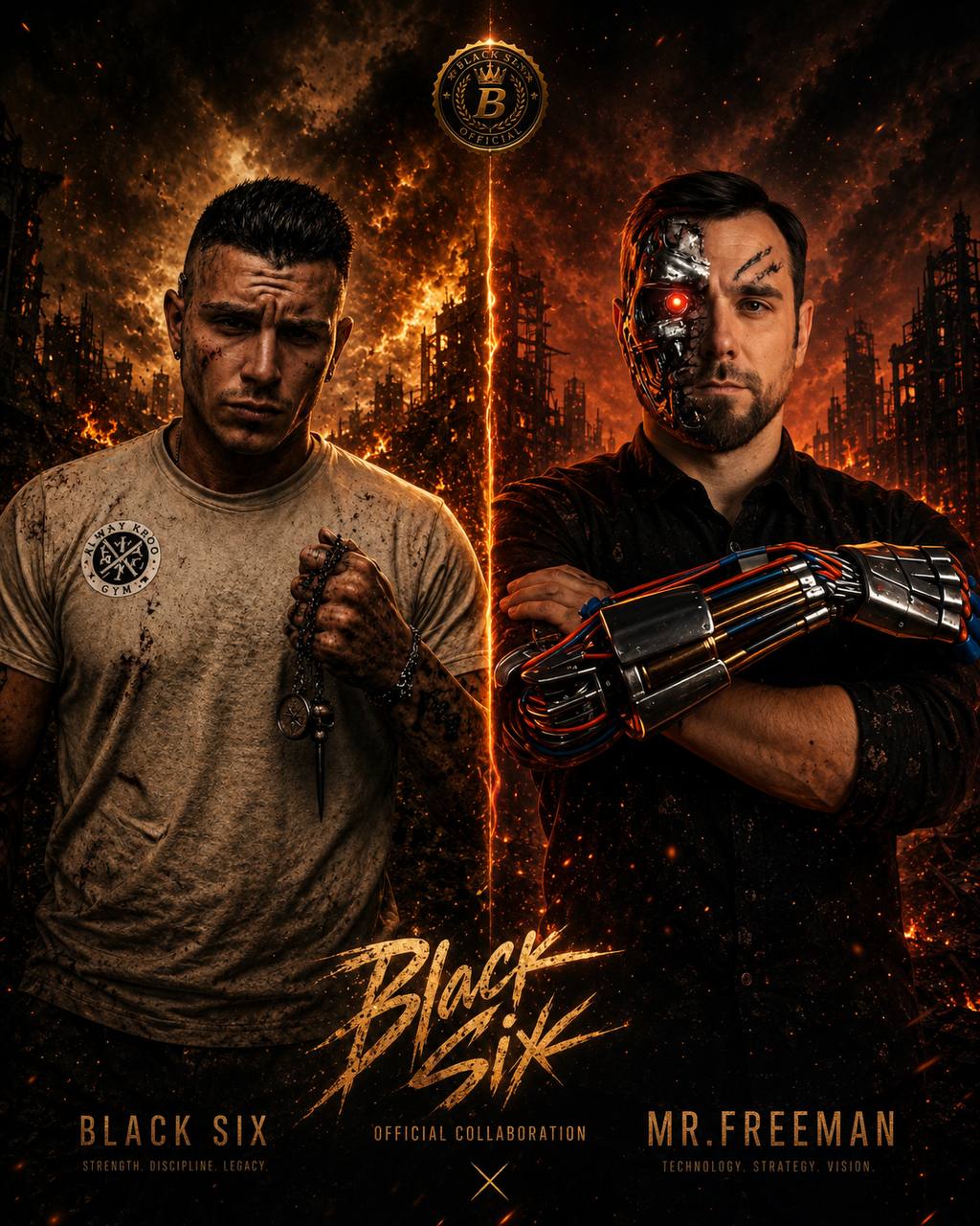 Collaborazione ufficiale Black Six e Mr. Freeman